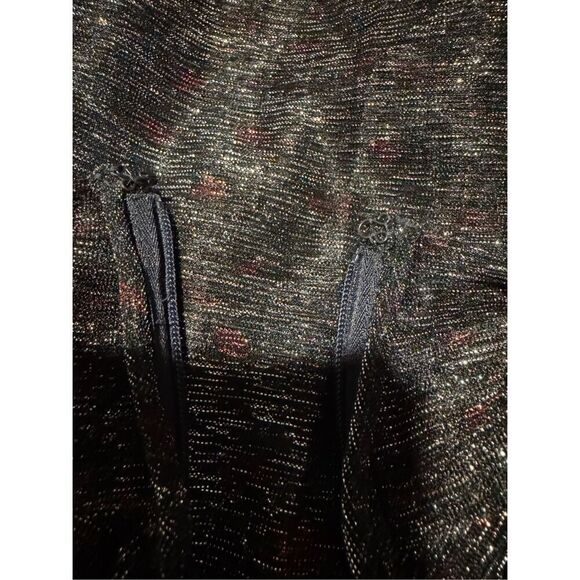 Talbot Runhof tokara stardust off the shoulder knit multidimensional multi color - Picture 6 of 16